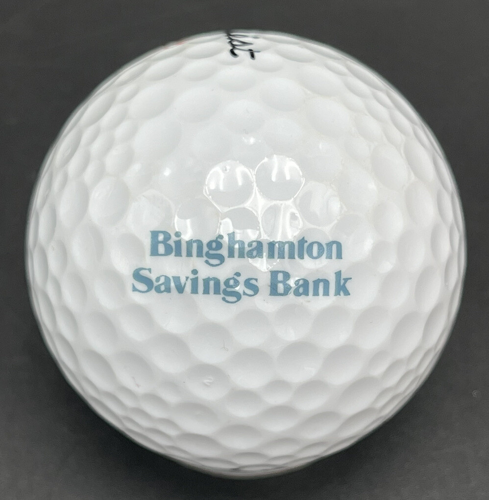 Binghamton Savings Bank Logo Golf Ball (1) Titleist HVC 90 PreOwned eBay