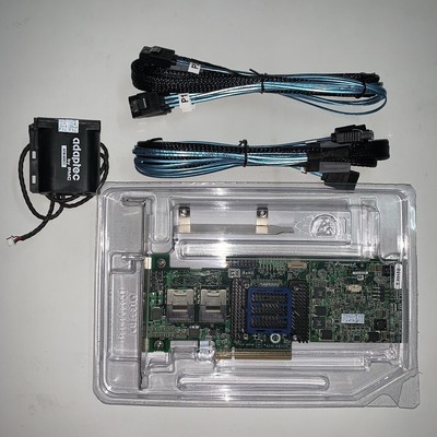 Adaptec Raid Controller ASR-6805T 8 Ports PCIE2 x8 512MB+BBU Battery+2*8087