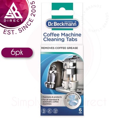 Dr Beckmann Coffee Machine Cleaning Tabs Remove coffee Grease with Active O2 6pk