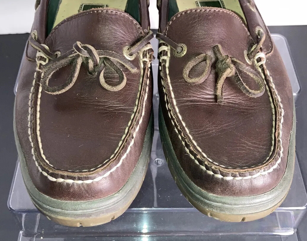 LL Bean Shoes Mens Size 8.5 Medium Moccasin Loafer Slip On OKY5404