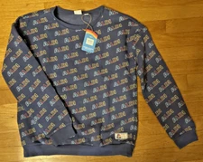Aldi Gear Medium Children's Crewneck Pullover Blue with Logo Print
