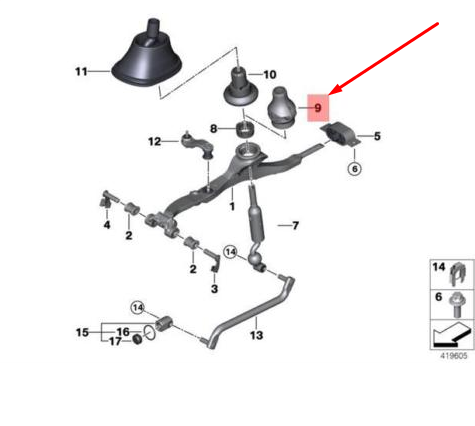 OEM BMW 1 F20 Vibration Damper 25118638451 8638451 Genuine for  