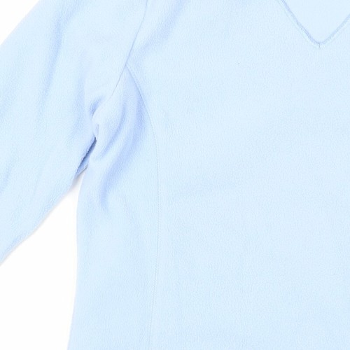Maine New England Blue V-Neck Blouse Size 12 - Picture 12 of 12