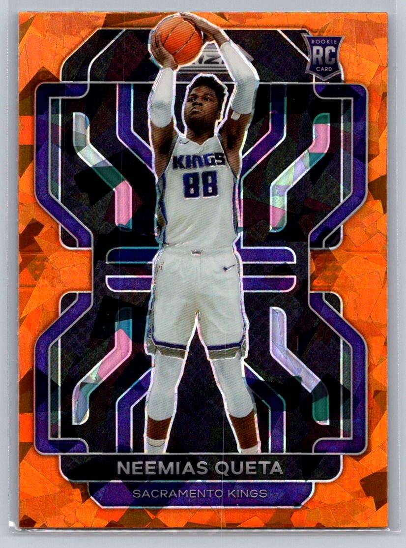 2021-22 Panini Prizm #316 Neemias Queta Orange Ice
