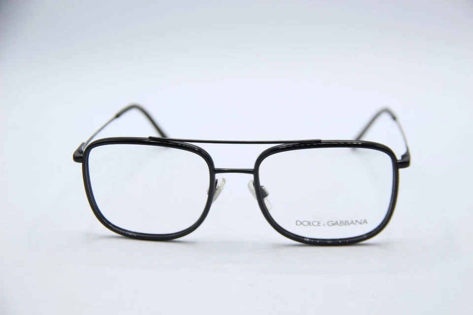 NOVO ÓCULOS DOLCE & GABBANA DG 1288 1106 ARMAÇÃO PRETA AUTÊNTICA 53-18 - Imagem 2 de 4