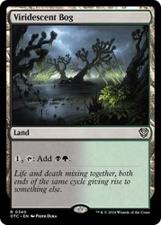 Viridescent Bog #340 Rare Commander: Outlaws of Thunder Junction MTG
