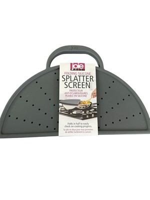 Joie Silicone Splatter Folding Screen for Frying Pan Heat Resistant Grease Guard