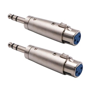 1/4 TRS to XLR Female Adapter Female XLR to 1/4 Stereo Balanced Audio Connect...