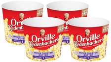 Orville Redenbacher's Movie Theater Butter Popcorn Tub, 3.9 Ounce Pack of 4 