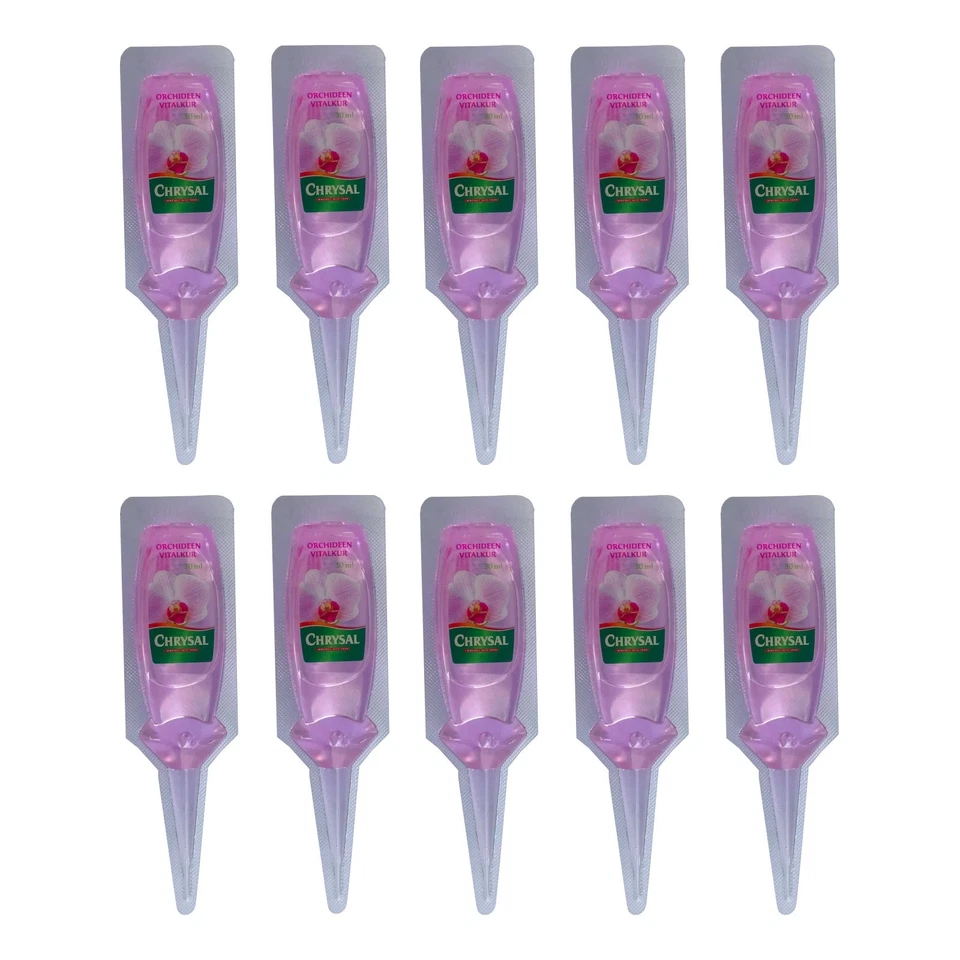 Chrysal Orchideen Vitalkur - 10x 30 ml gebrauchsfertige Aufbaukur Blütenpracht