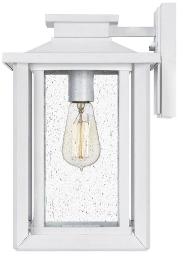 Quoizel Wakefield 14" High White Lustre Outdoor Wall Light - Picture 3 of 4