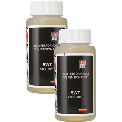 Pack of 2 RockShox Suspension Oil, 5wt, 120ml Bottle, Fork Damper