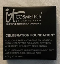 It Cosmetics Celebration Foundation by Jamie Kern Tan .30 oz Full Coverage New