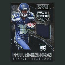 Paul Richardson Rookie Patch #RRC-PR 2014 Seattle Seahawks Football Card NFL. rookie card picture