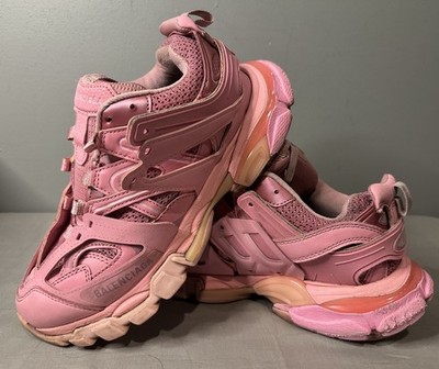 Balenciaga Track Trainers Pink Sneakers 542023 Women’s Size US