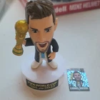 FIFA World Cup 2022 Lionel Messi Collectible Figurine with Trophy and Card