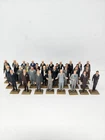 Vintage Set of 35 US Presidents Painted Plastic Toys Figures Louis Marx & Co