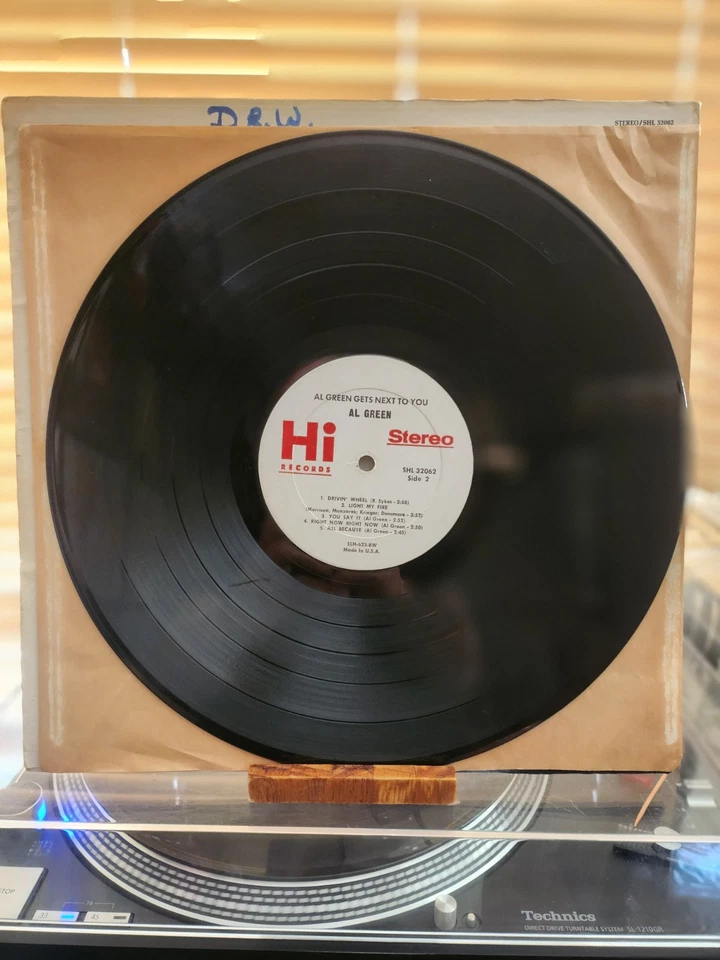 Al Green, Al Green Gets Next To You, 1971 1st Hi Stereo, SHL-32062 - Image 4 of 4