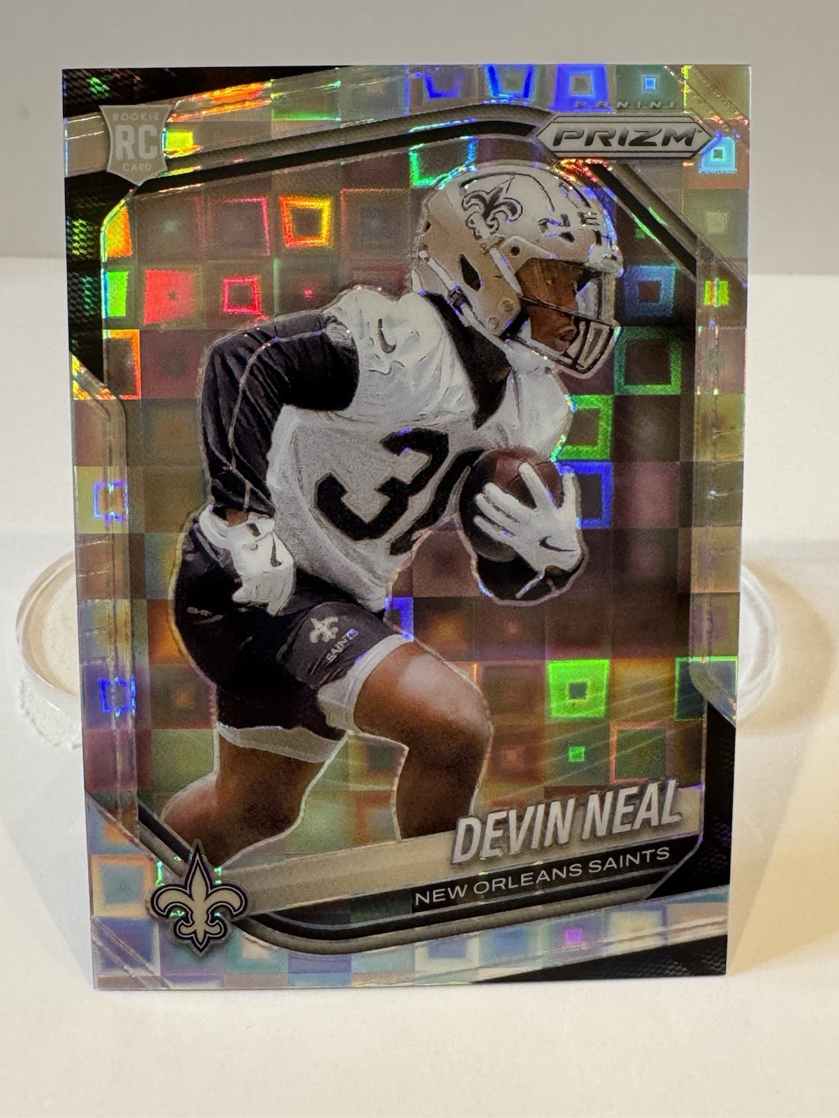 Devin Neal 2025 Panini Prizm Pandora /400 Card #393 Saints Rookie