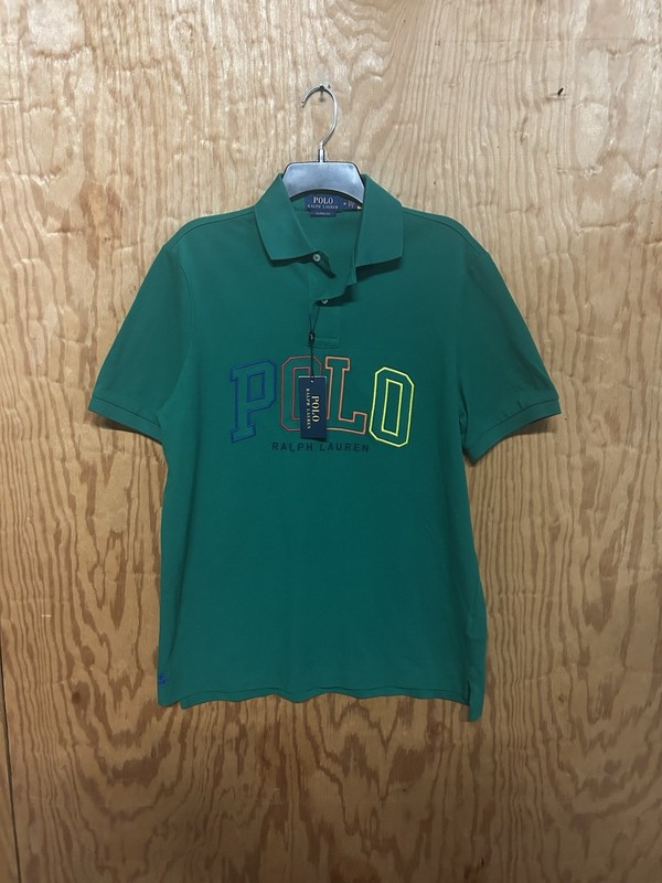 Polo Ralph Lauren Men’s Medium Green Graphic Polo Shirt 