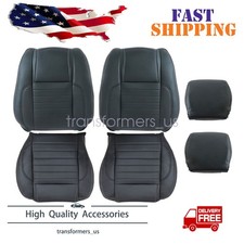 For Ford Mustang 2010-2014 Both Side Bottom Top Seat Cover Headrest Cover