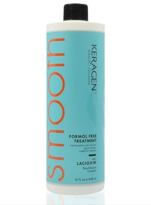 Keragen Brazilian Keratin Treatment | Safe Smoothing for Frizzy Hair, 16 Oz