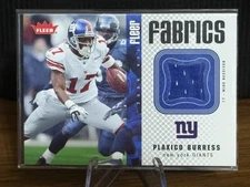 2006 Fleer - Fabrics Plaxico Burress #FF-PB (MEM)