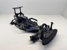 Used Original Traxxas Rally Xl-5 110 4x4 Ford Fiesta Roller Slider Chassis 0084