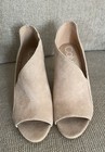 Womens Calvin Klein Nastassia Peep Toe Open Side Boots, Desert Sand Size 7.5 — photo 1