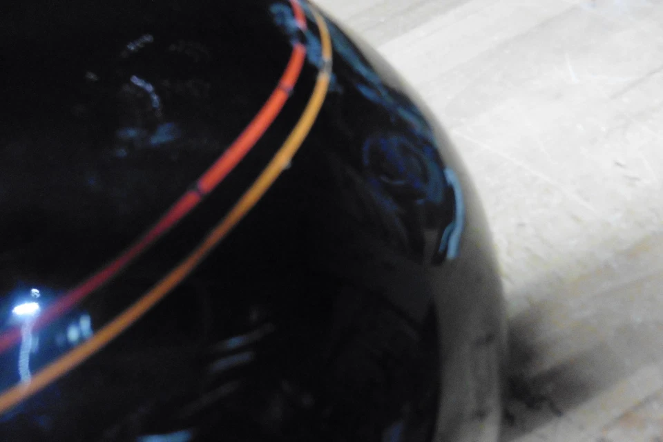 1984 to 1999 Harley Davidson Heritage Black right split softail OEM Gas Tank - Image 2 of 4