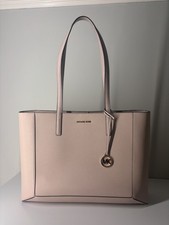 MICHAEL KORS BRAND NEW Sallie Large Saffiano Leather Tote Bag Soft Pink