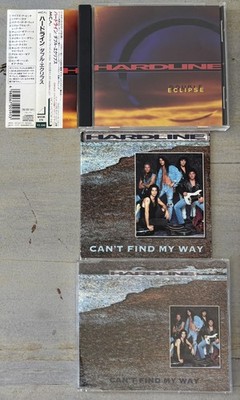 Hardline Neal Schon 3 CD Lot Double Eclipse Japan Bonus Can t Find My Way Single