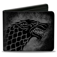 Image of Bi-Fold Wallet Game of Thrones House Stark Sigil + WINTER IS COMING (US IMPORT)