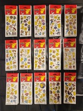 300 Stickers Pokemon Vintage Nintendo 2000s Sheet