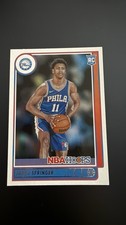 2021-22 Panini NBA HOOPS Rookies Jaden Springer #239 (RC) 76ers