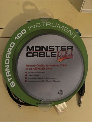 Monster Prolink 21-Foot Acoustic Instrument Guitar Amp Cable Straight/Straight