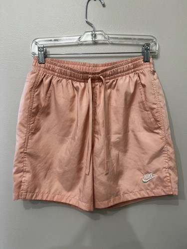Nike Sportswear NSW Woven Flow Shorts Peach Size Small Swimming trunks