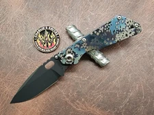 Mick Strider SnG Partizan Camo ANO Titanium Handle Black Oxide PD#1 Drop & Pouch