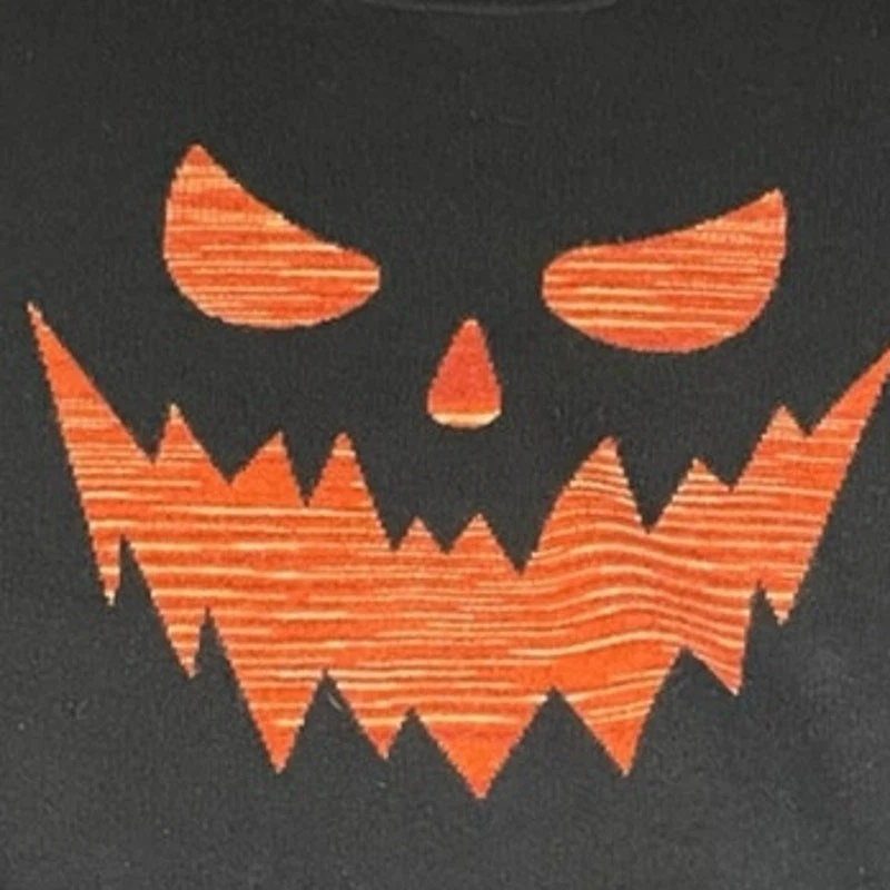 Torrid Gr. 3 schwarz orange Kürbisgesicht Pullover Übergröße Halloween Pullover - Bild 3 von 4