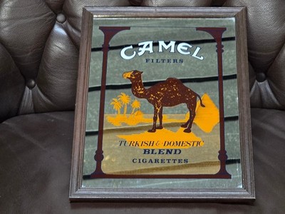 Vintage Camel Spiegelbild Werbung  Retro Bar Deko Cigarettes Mirror 