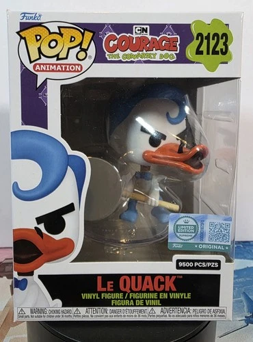 Funko Pop! Courage The Cowardly Dog Le Quack #2123 Supreme LE 9500 Pcs