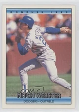 1992 Donruss Mitch Webster #714