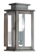 Livex Lighting 20191 Princeton 1 Light Outdoor Wall Sconce - Grey