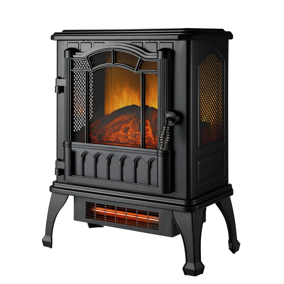 Mainstays SHAG-G24F New 2-Setting 3D Electric Stove Heater with Life-like Flame, - Image 3 of 3
