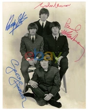 Beatles Rare Signed 8x10 Photo Autographed reprint