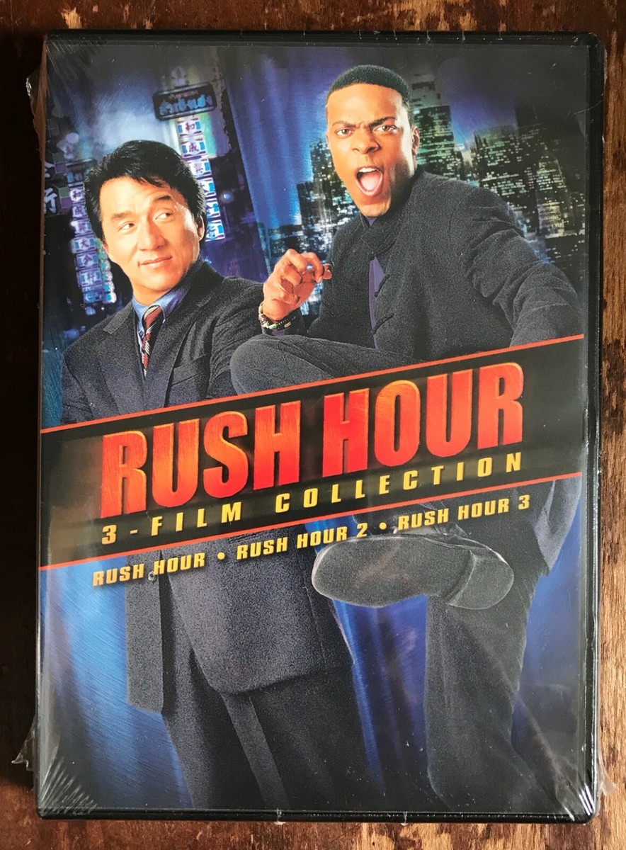 Rush Hour 3 Films 1, 2, 3. Jackie Chan/Chris Tucker 2 DISC DVD New