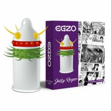 EGZO Jolly Roger spezielle Kondome genoppt, gerippt, Stacheln extra Stimulation 