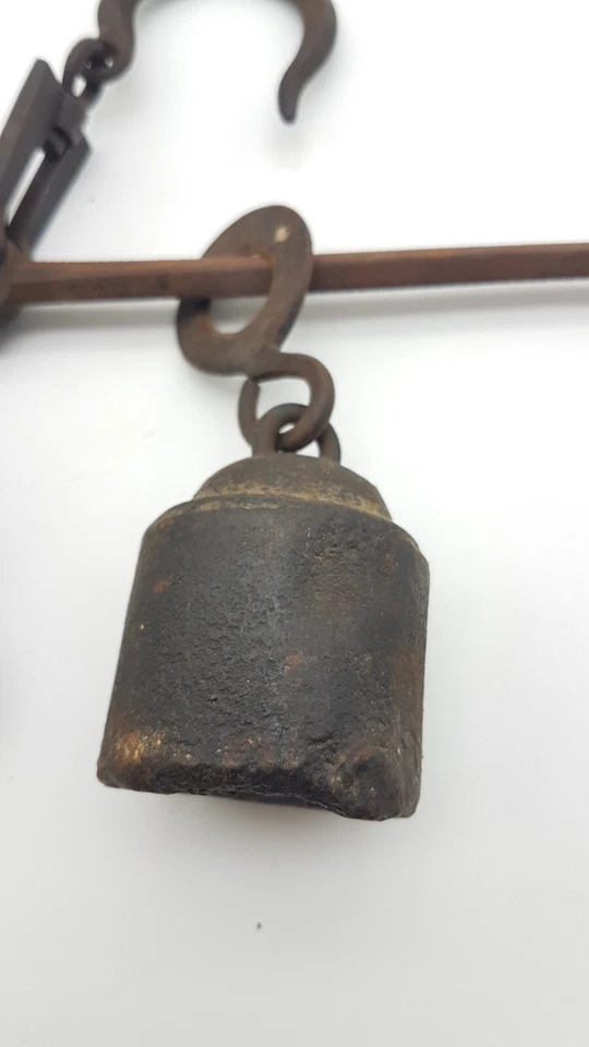 Ancienne balance Romaine XVIIIe? graduée de 1 à 30 kg Avec poids L 47 cm - Photo 3/4