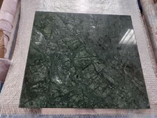 Tagliere 50x50 in marmo verde Guatemala,base per stendere la pizza,piano tavolo