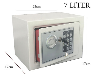 Tresor Gr. S Wandsafe Elektronisch Zahlencode Hotel Safe 23x17x17cm 7L